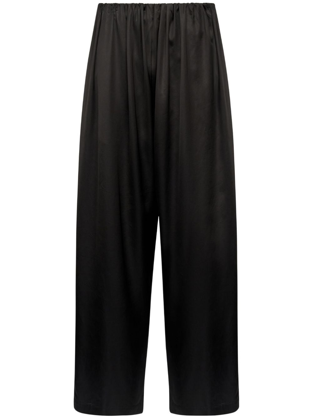 MM6 Maison Margiela pleated high-waist trousers - Black von MM6 Maison Margiela