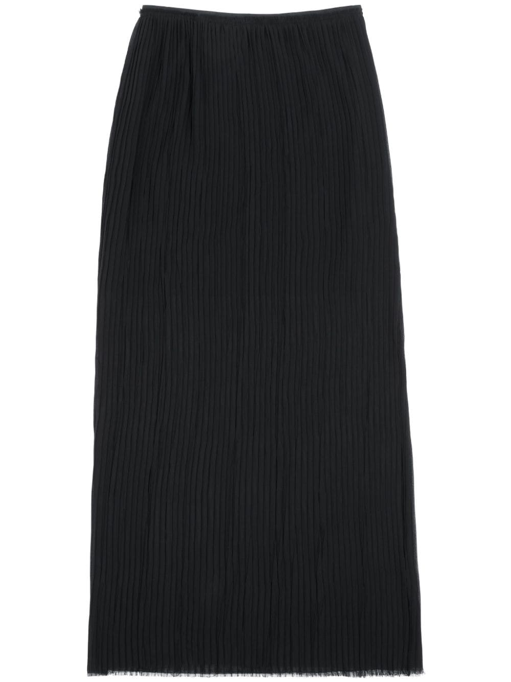 MM6 Maison Margiela pleated maxi skirt - Black von MM6 Maison Margiela