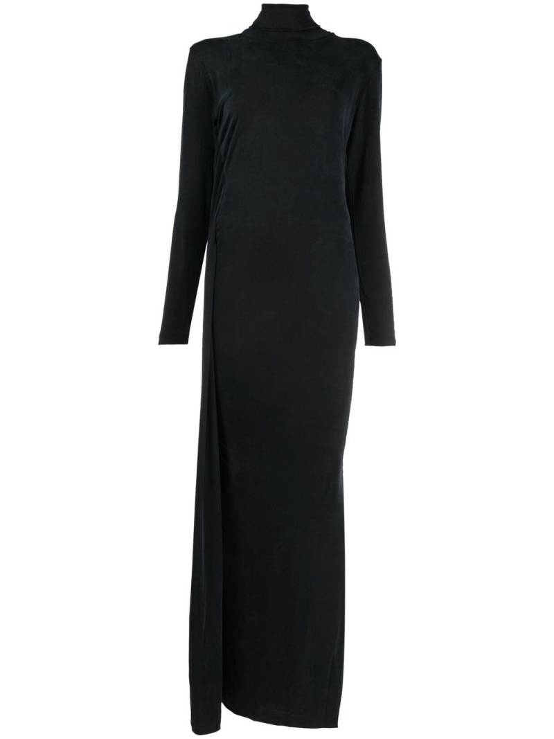 MM6 Maison Margiela roll-neck maxi dress - Black von MM6 Maison Margiela