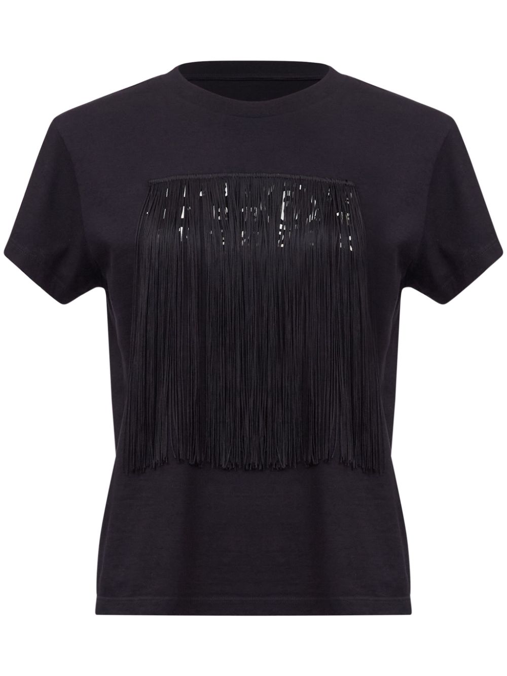 MM6 Maison Margiela round neck T-shirt - Black von MM6 Maison Margiela