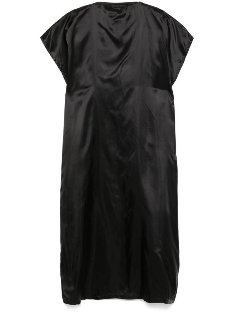 MM6 Maison Margiela satin maxi dress - Black von MM6 Maison Margiela