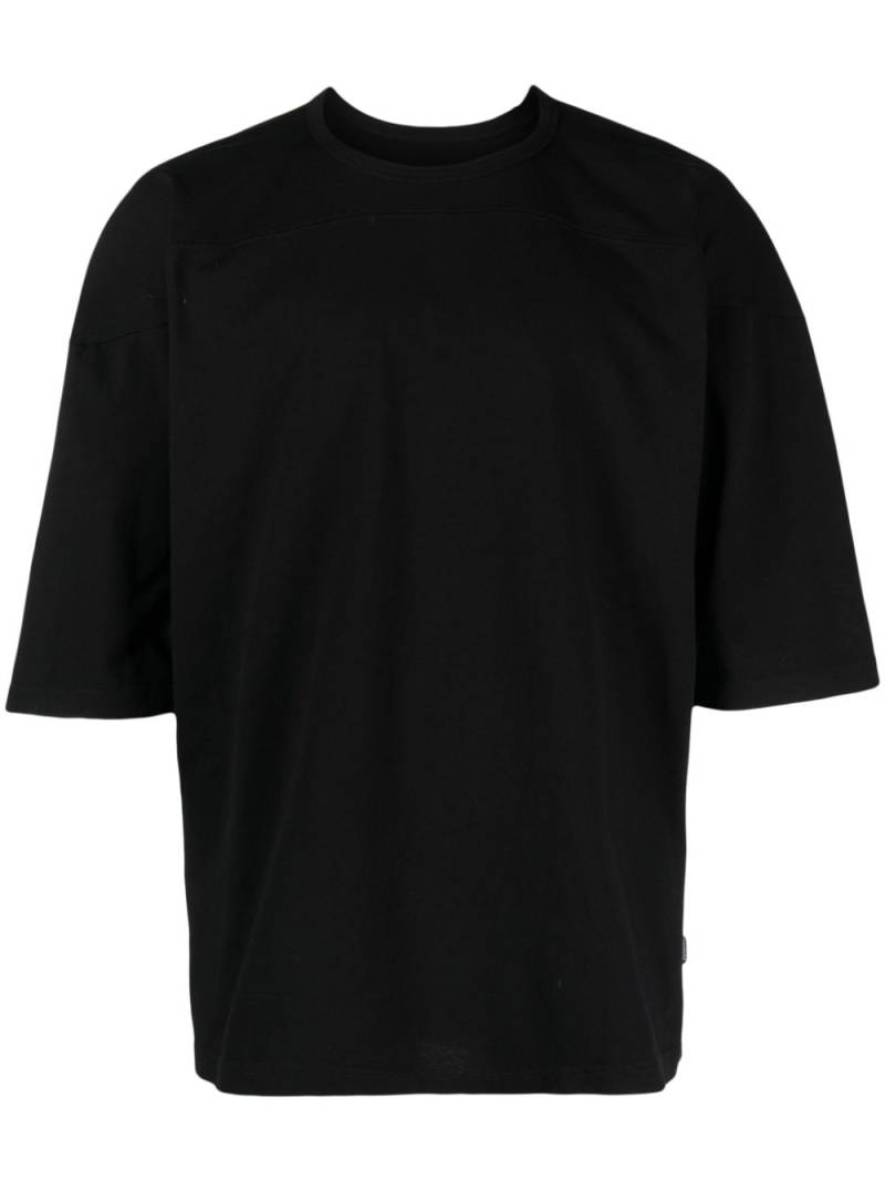 MM6 Maison Margiela single-stitch cotton T-shirt - Black von MM6 Maison Margiela