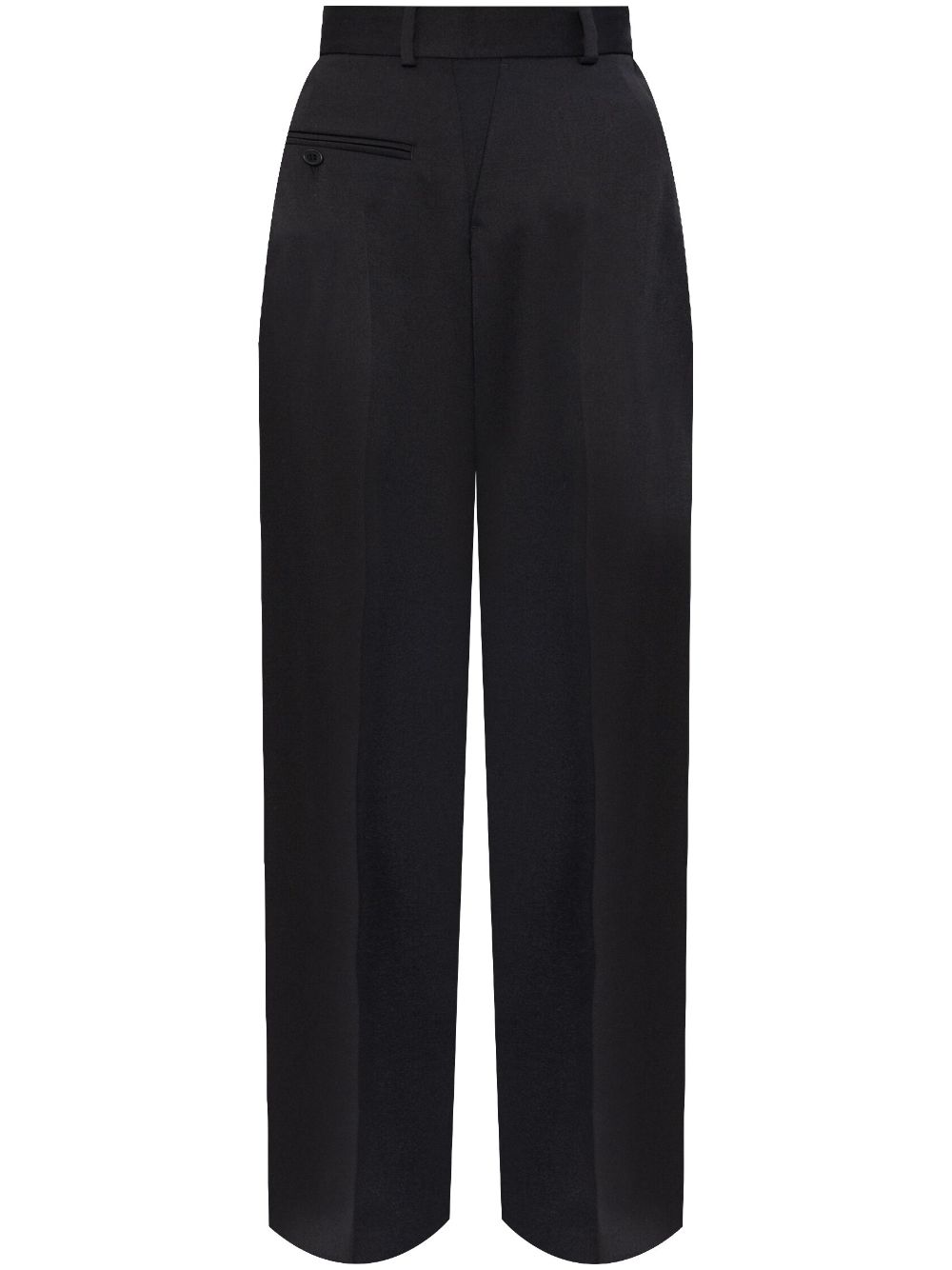 MM6 Maison Margiela single-stitch logo tailored trousers - Black von MM6 Maison Margiela