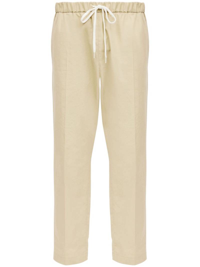 MM6 Maison Margiela single-stitch logo track pants - Neutrals von MM6 Maison Margiela