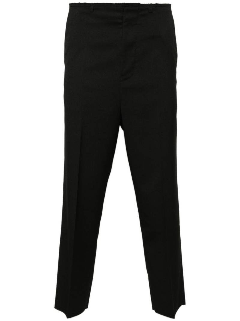 MM6 Maison Margiela single-stitch logo trousers - Black von MM6 Maison Margiela