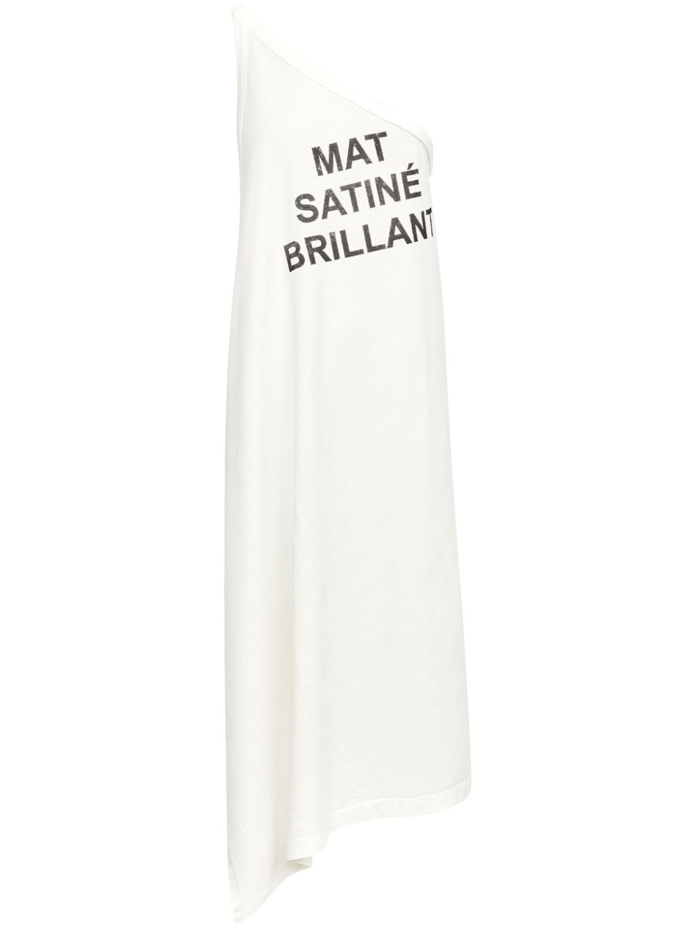 MM6 Maison Margiela slogan-print cotton T-shirt - White von MM6 Maison Margiela