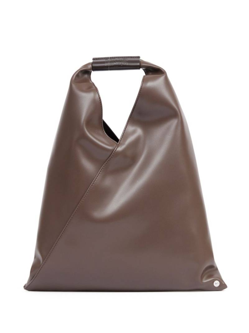 MM6 Maison Margiela small Japanese tote bag - Brown von MM6 Maison Margiela