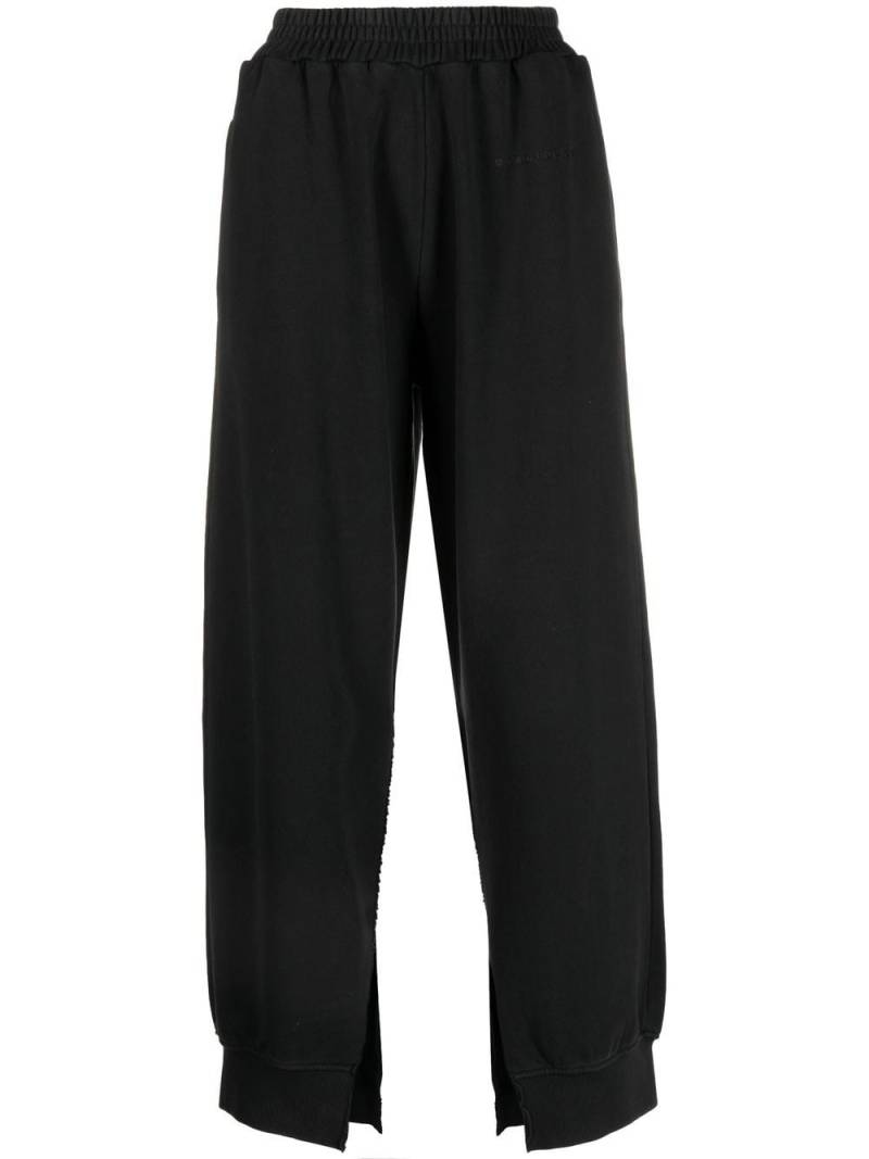 MM6 Maison Margiela split-seam track pants - Black von MM6 Maison Margiela