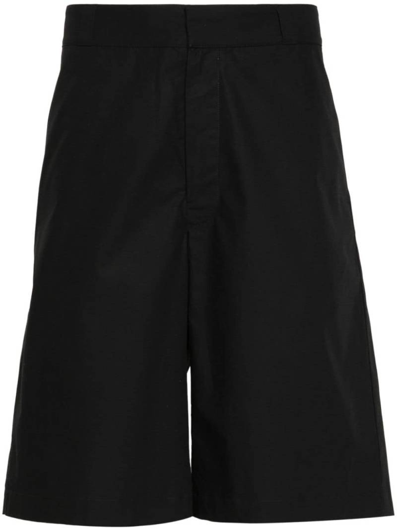 MODES GARMENTS cotton straight-leg shorts - Black von MODES GARMENTS