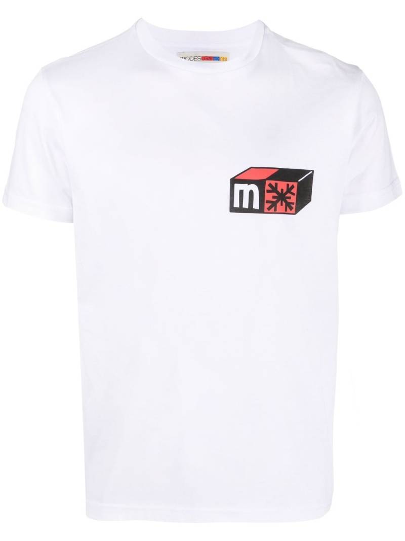 MODES GARMENTS graphic-print cotton T-shirt - White von MODES GARMENTS