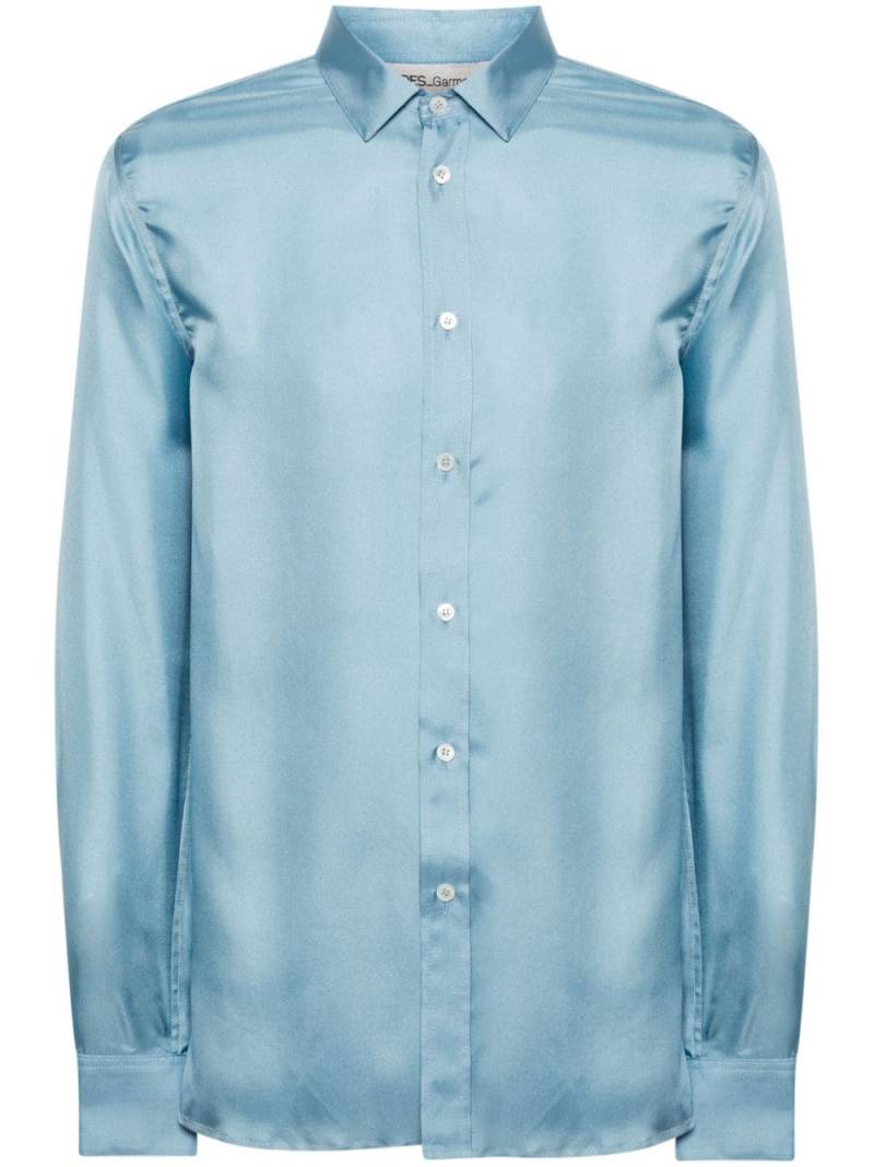 MODES GARMENTS lightweight silk shirt - Blue von MODES GARMENTS