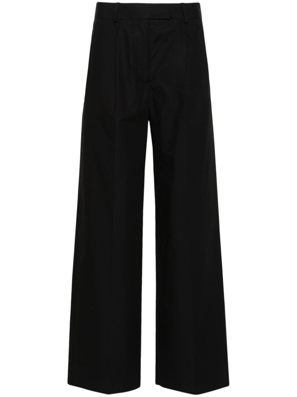 MODES GARMENTS poplin straight-leg trousers - Black von MODES GARMENTS