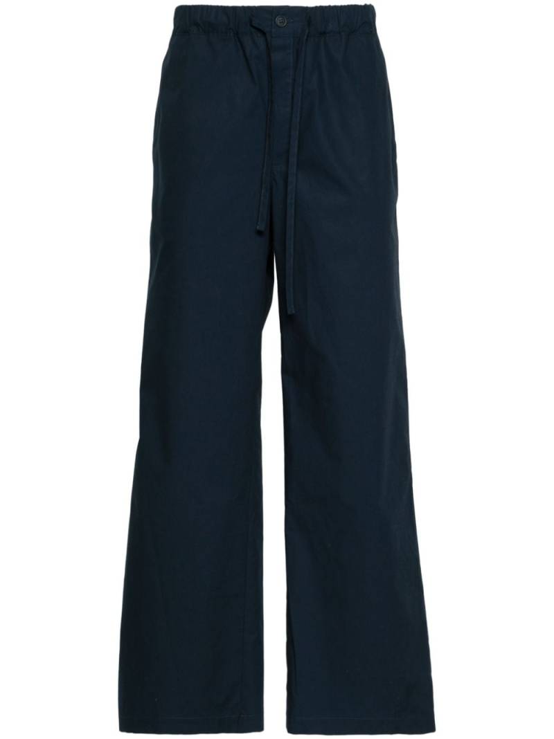 MODES GARMENTS poplin straight-leg trousers - Blue von MODES GARMENTS