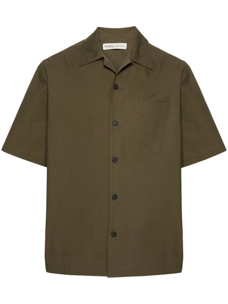 MODES GARMENTS short-sleeve poplin shirt - Green von MODES GARMENTS