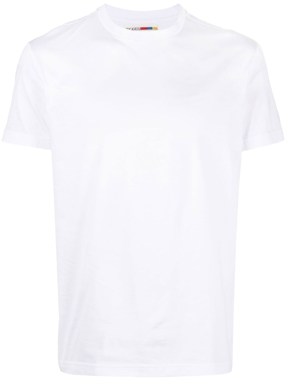 MODES GARMENTS shortsleeved cotton T-shirt - White von MODES GARMENTS