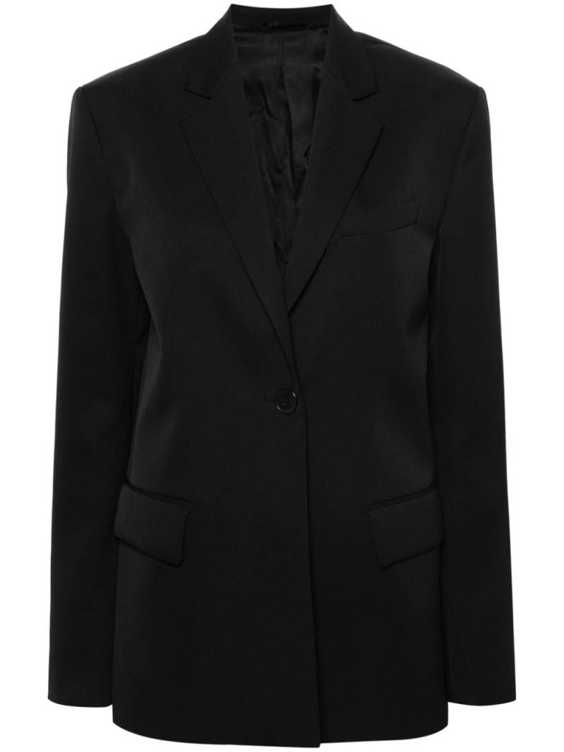 MODES GARMENTS single-breasted wool blazer - Black von MODES GARMENTS