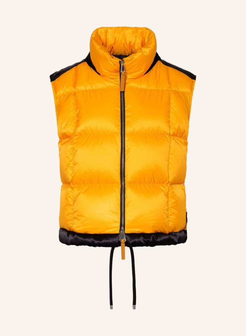 Moncler Genius Daunenweste Kart gelb von MONCLER GENIUS