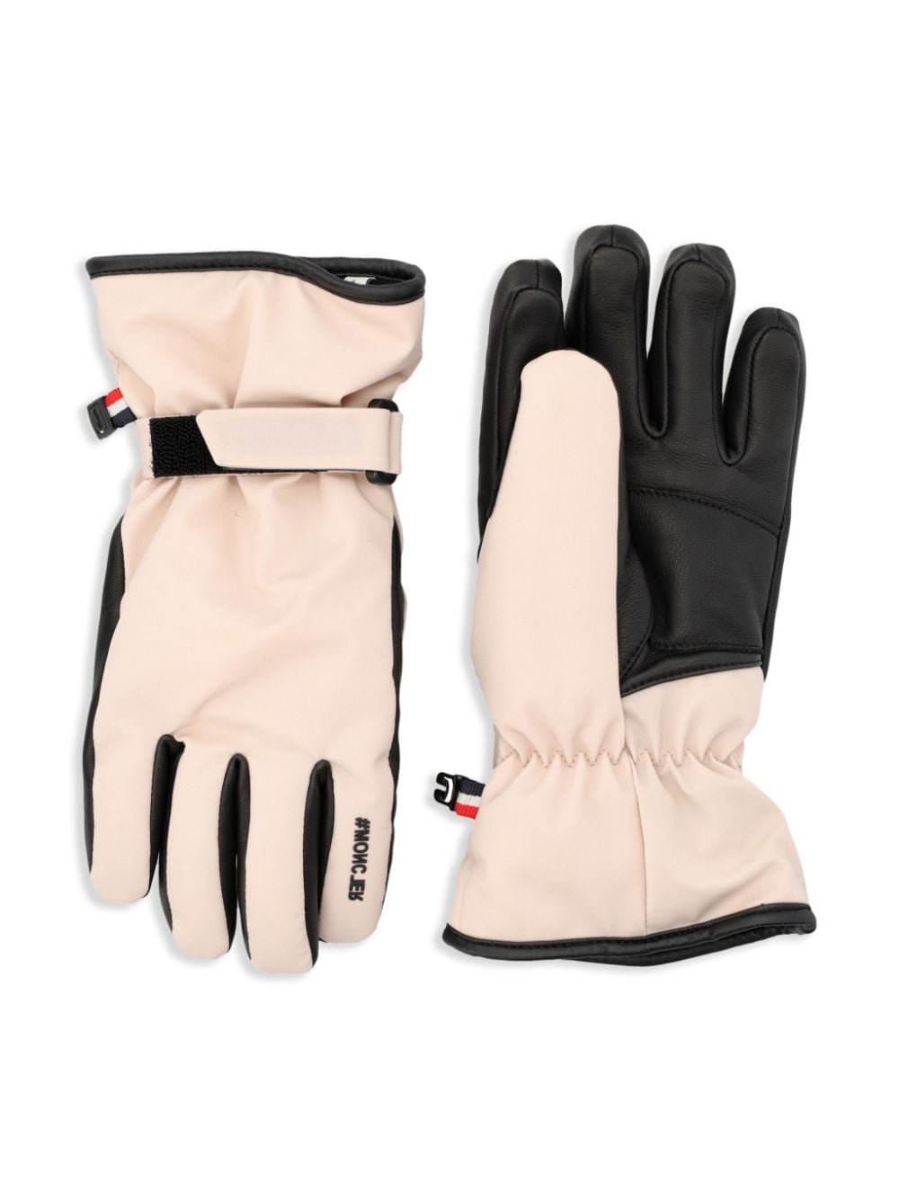 MONCLER GRENOBLE KIDS padded gloves - Neutrals von MONCLER GRENOBLE KIDS