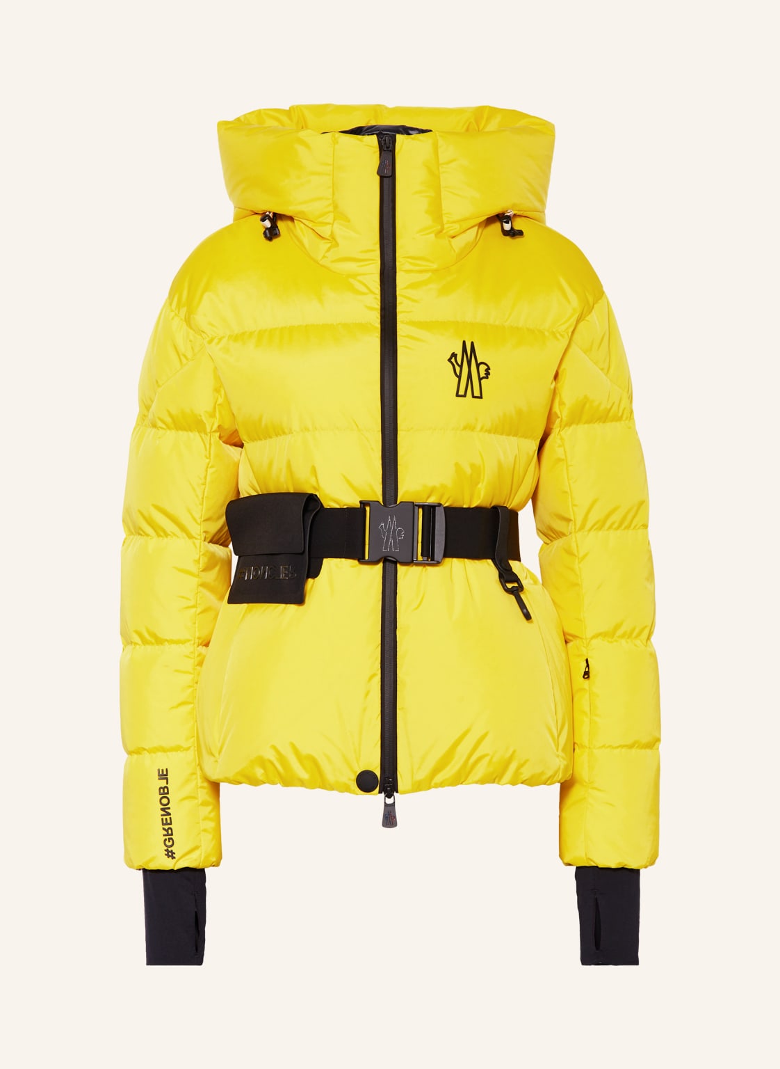 Moncler Grenoble Daunen-Skijacke Bouquetin gelb von MONCLER GRENOBLE