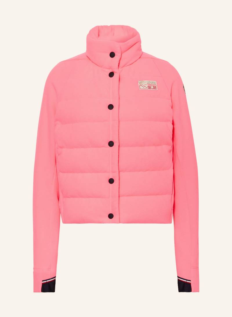 Moncler Grenoble Daunenjacke Im Materialmix rosa von MONCLER GRENOBLE