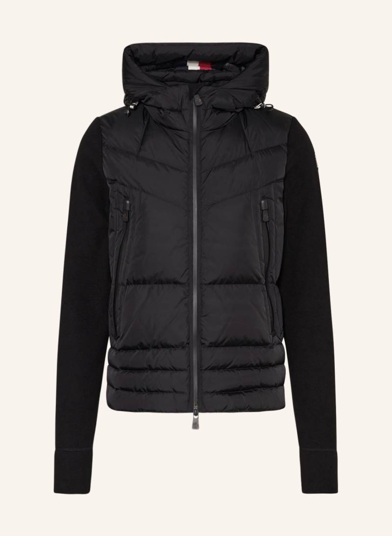 Moncler Grenoble Daunenjacke Im Materialmix schwarz von MONCLER GRENOBLE