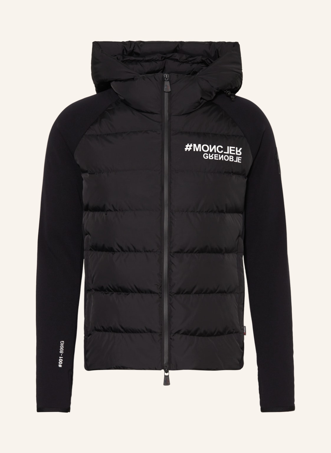 Moncler Grenoble Daunenjacke Im Materialmix schwarz von MONCLER GRENOBLE