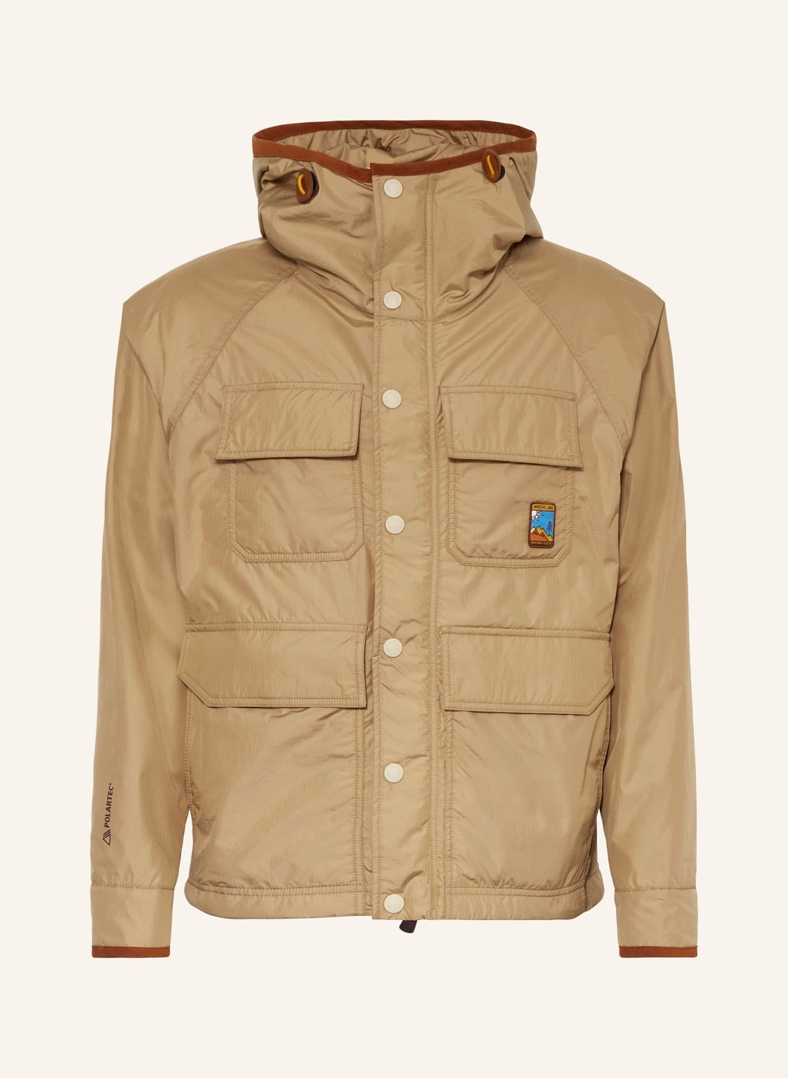 Moncler Grenoble Fieldjacket Rutor beige von MONCLER GRENOBLE