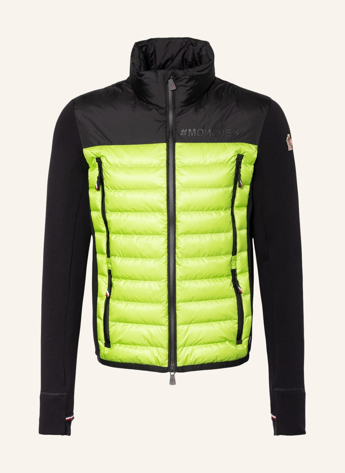 Moncler Grenoble Hybrid-Daunenjacke gruen von MONCLER GRENOBLE