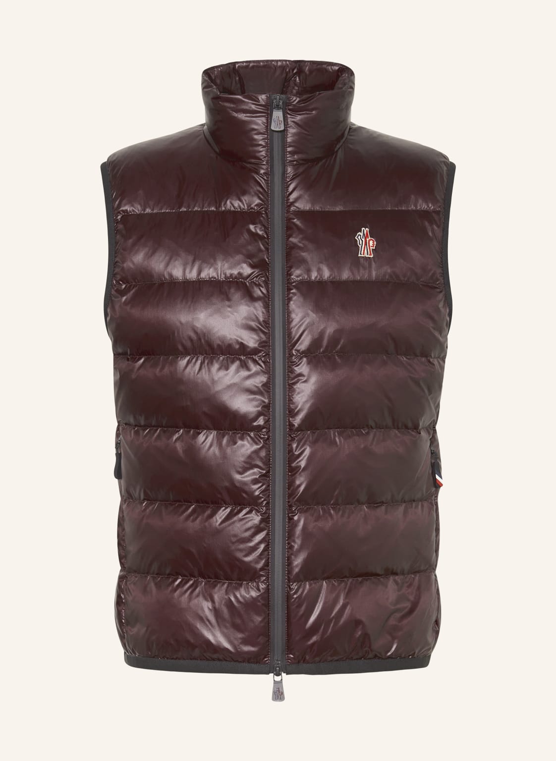 Moncler Grenoble Hybrid-Daunenweste lila von MONCLER GRENOBLE