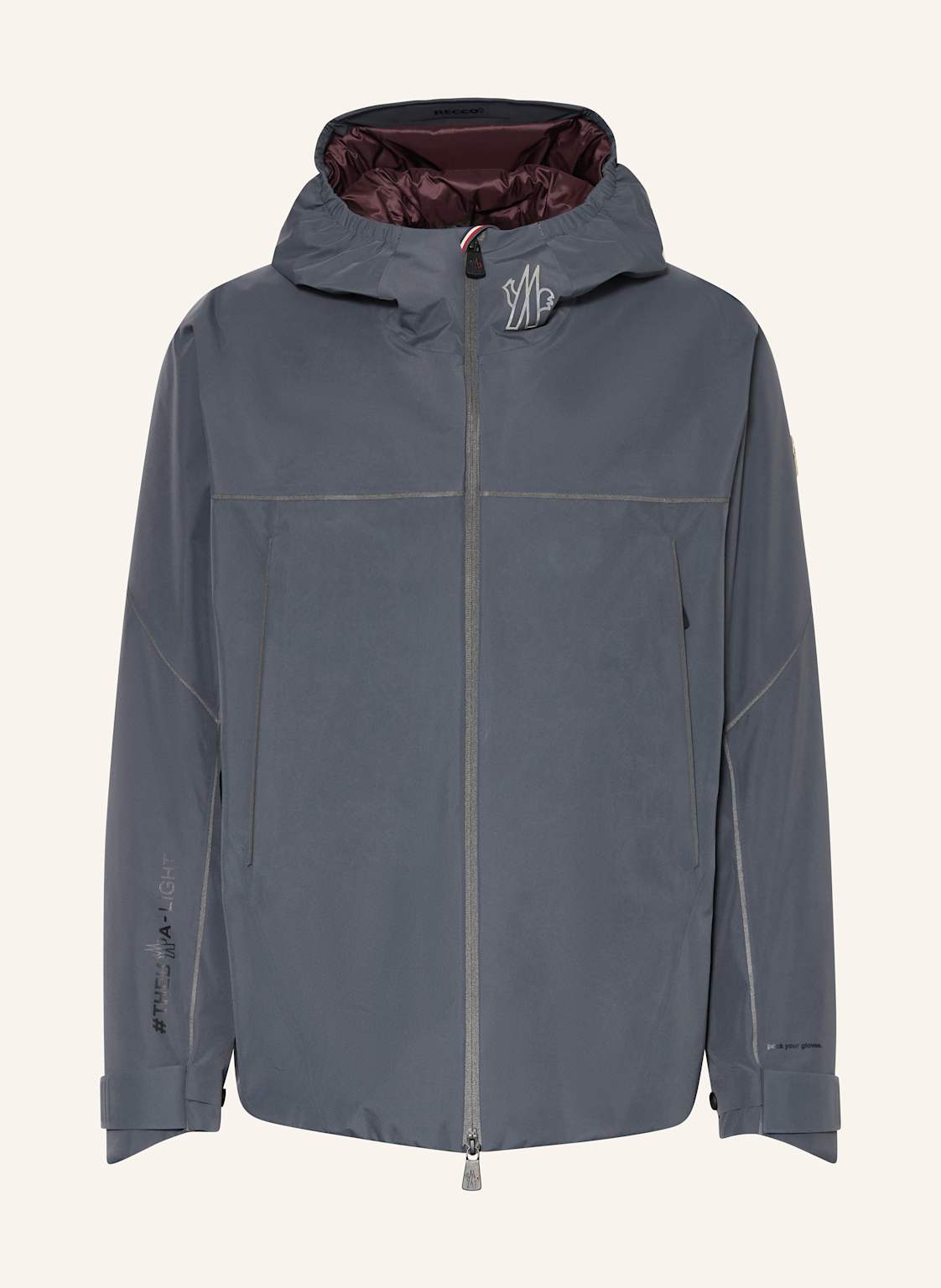 Moncler Grenoble Lightweight-Daunenjacke Thusis grau von MONCLER GRENOBLE