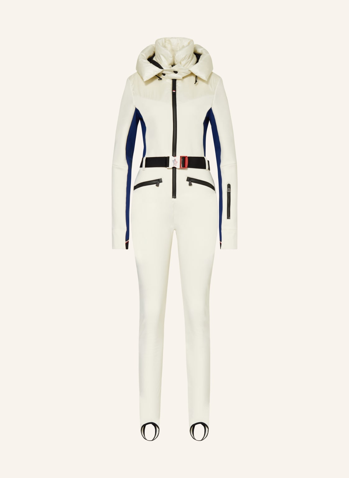 Moncler Grenoble Ski-Overall weiss von MONCLER GRENOBLE