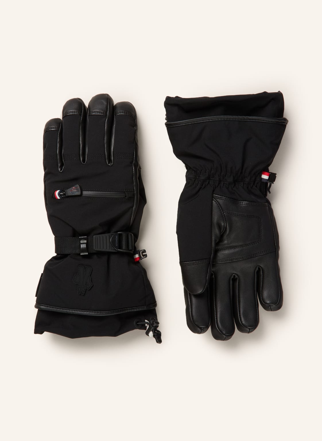 Moncler Grenoble Skihandschuhe schwarz von MONCLER GRENOBLE