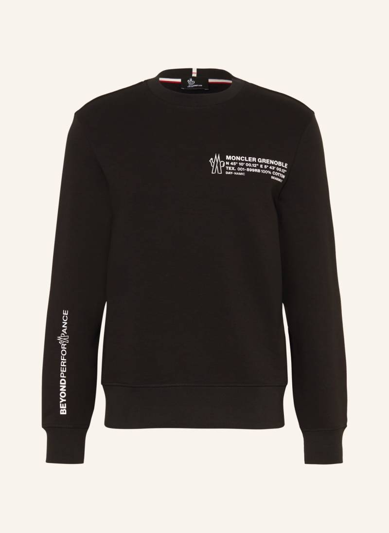 Moncler Grenoble Sweatshirt schwarz von MONCLER GRENOBLE