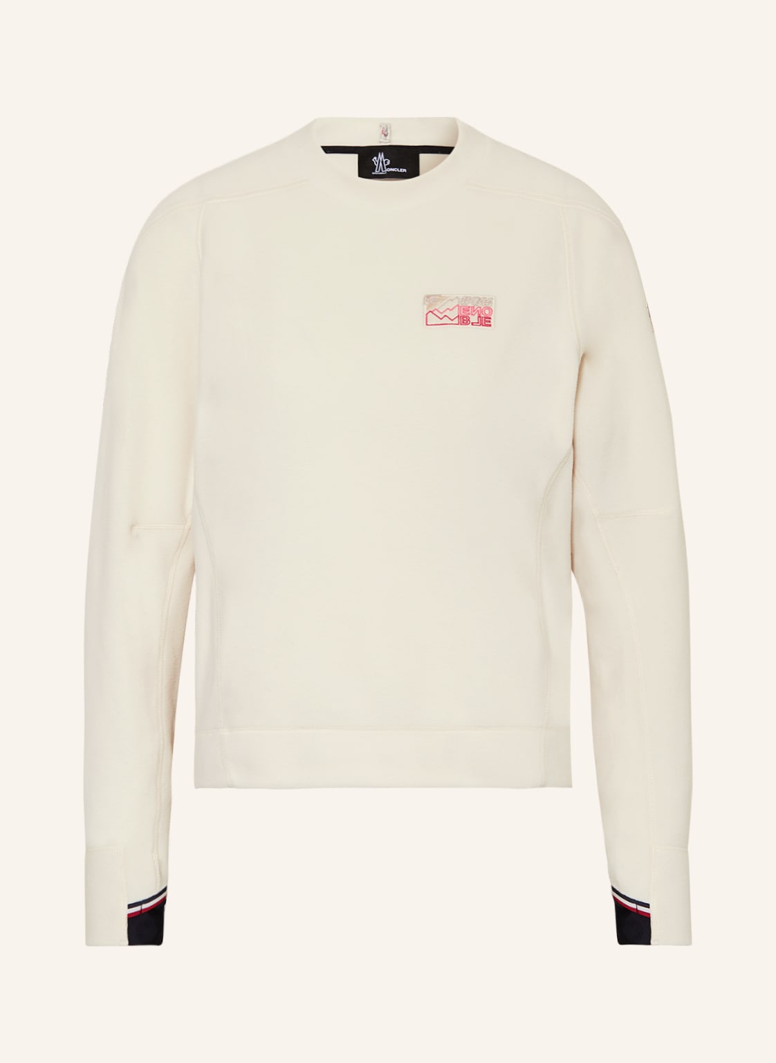 Moncler Grenoble Sweatshirt weiss von MONCLER GRENOBLE