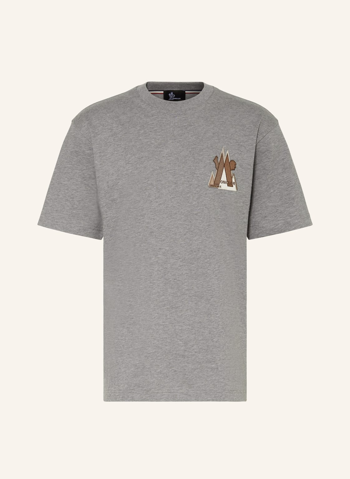 Moncler Grenoble T-Shirt grau von MONCLER GRENOBLE