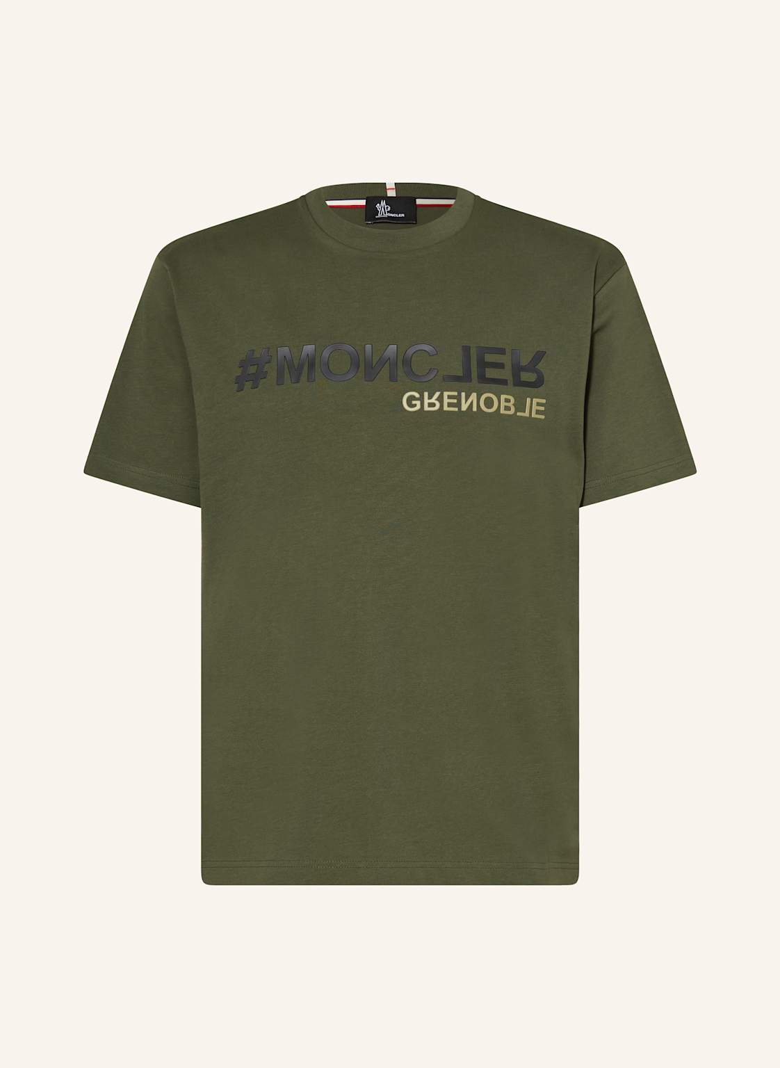 Moncler Grenoble T-Shirt gruen von MONCLER GRENOBLE