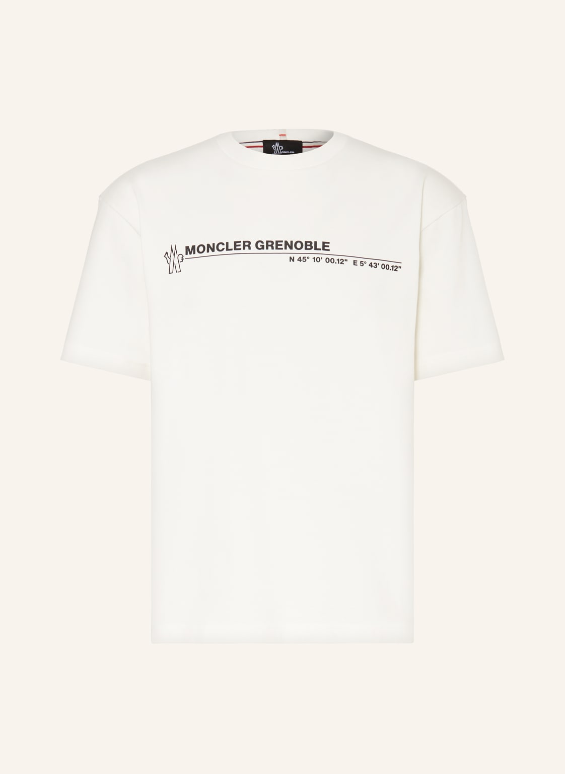 Moncler Grenoble T-Shirt weiss von MONCLER GRENOBLE