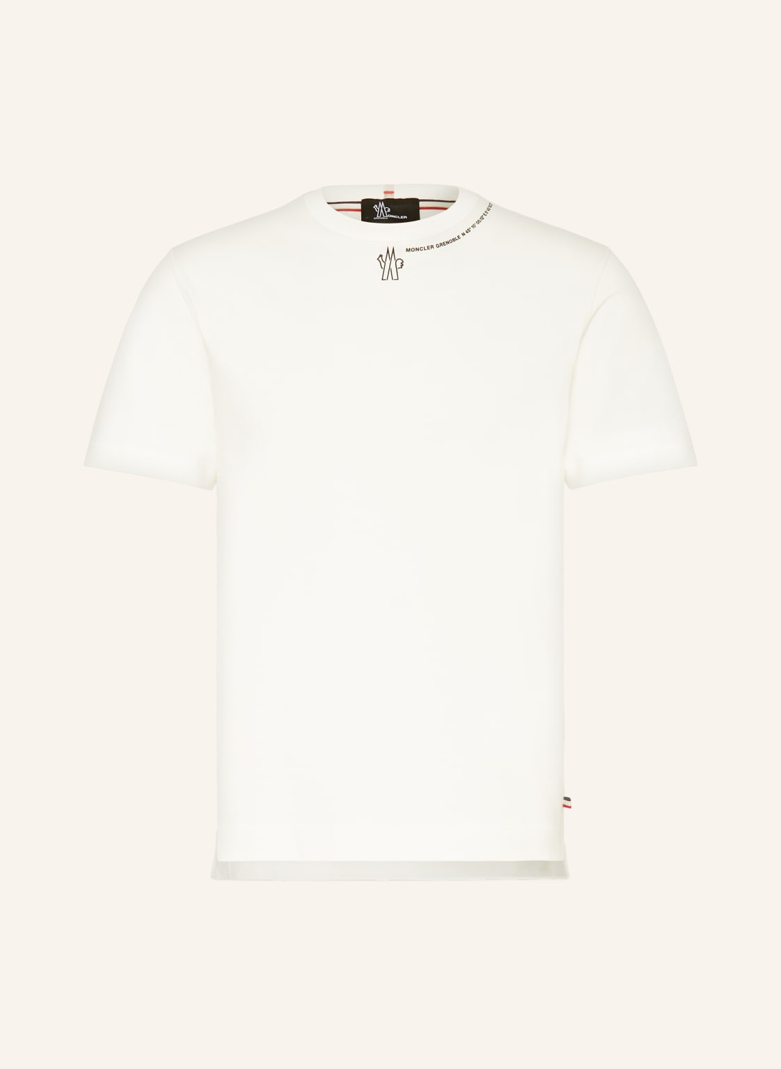 Moncler Grenoble T-Shirt weiss von MONCLER GRENOBLE