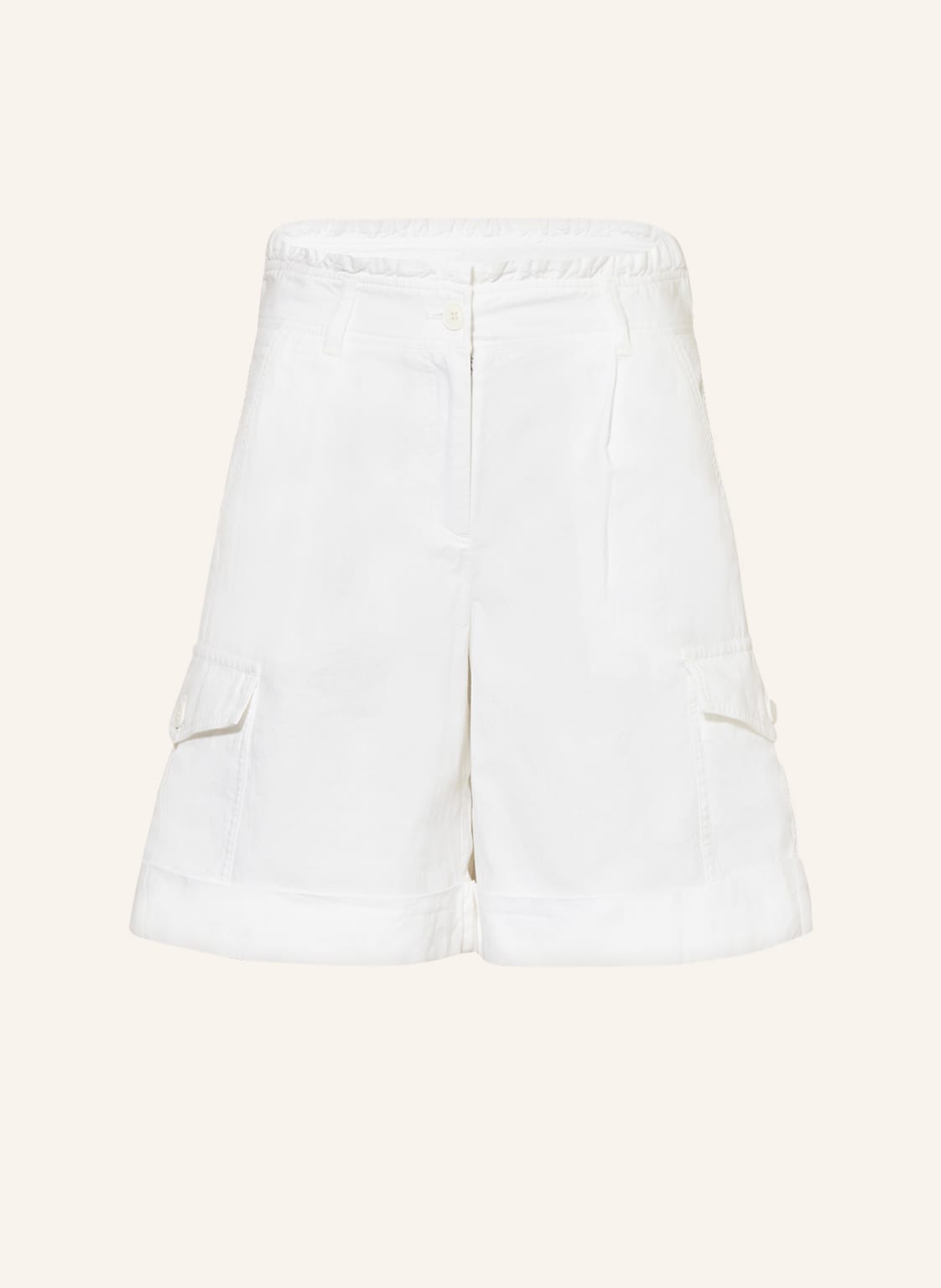 Moncler Enfant Cargoshorts weiss von MONCLER enfant