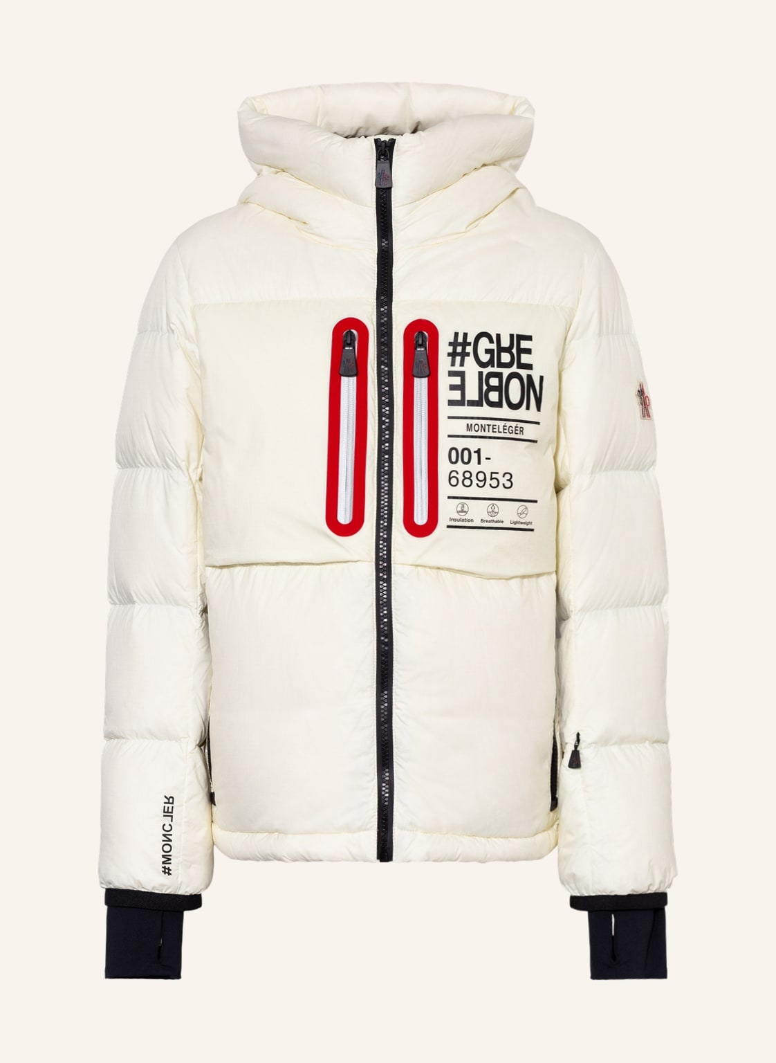 Moncler Enfant Daunen-Skijacke Monteleger weiss von MONCLER enfant