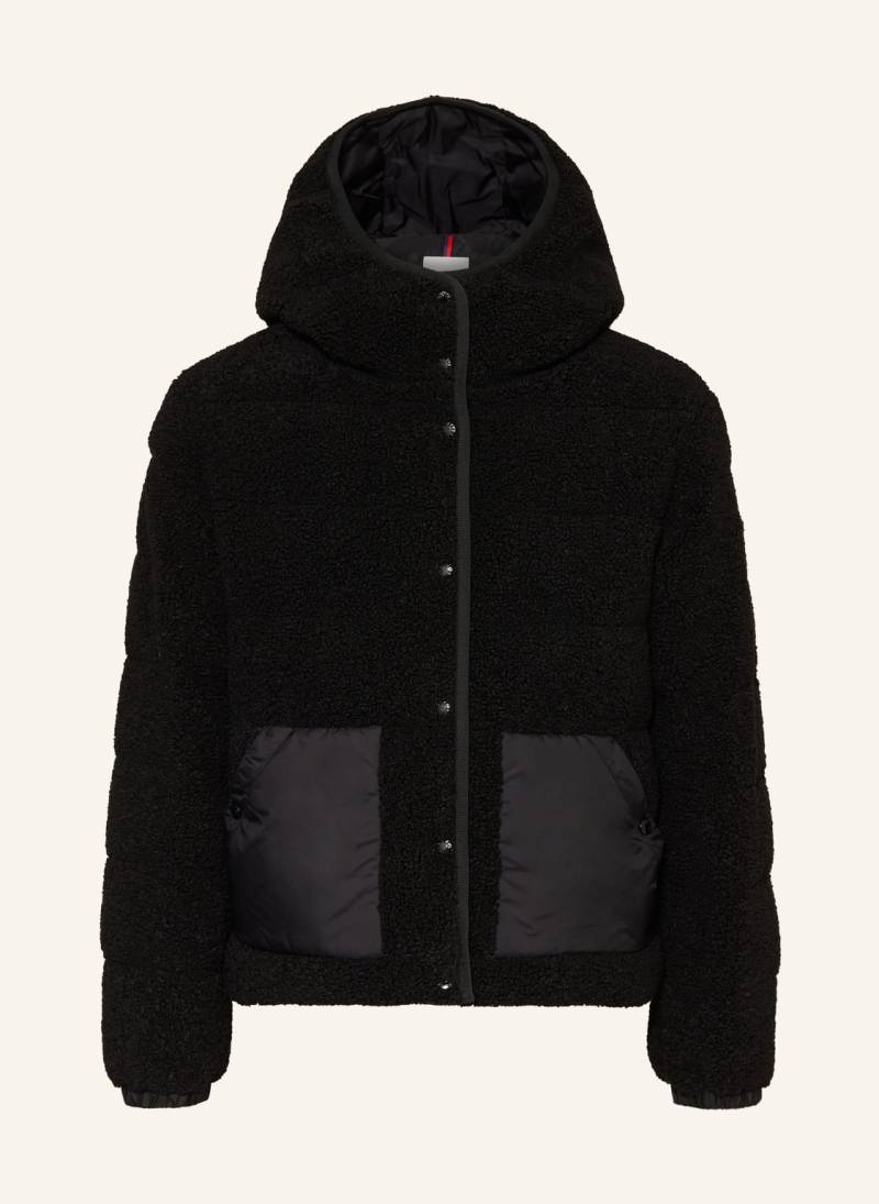 Moncler Enfant Daunenjacke Audrieu Aus Teddyfell schwarz von MONCLER enfant