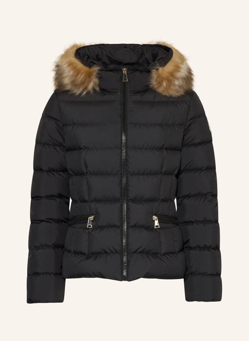 Moncler Enfant Daunenjacke Boedette Mit Abnehmbarem Echtfell schwarz von MONCLER enfant