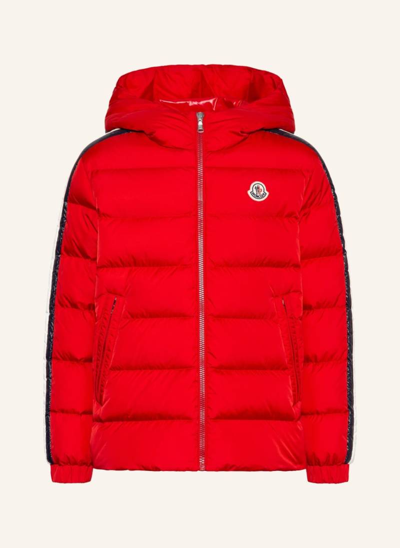 Moncler Enfant Daunenjacke Chrale Mit Galonstreifen rot von MONCLER enfant