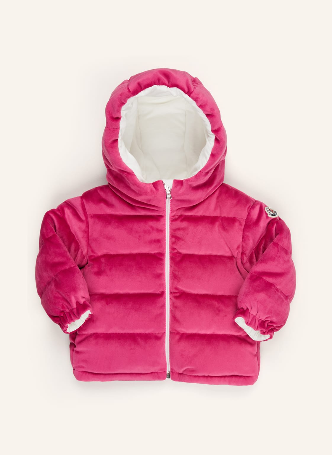 Moncler Enfant Daunenjacke Daos Aus Samt pink Moncler Enfant Daunenjacke Daos Aus Samt pink von MONCLER enfant