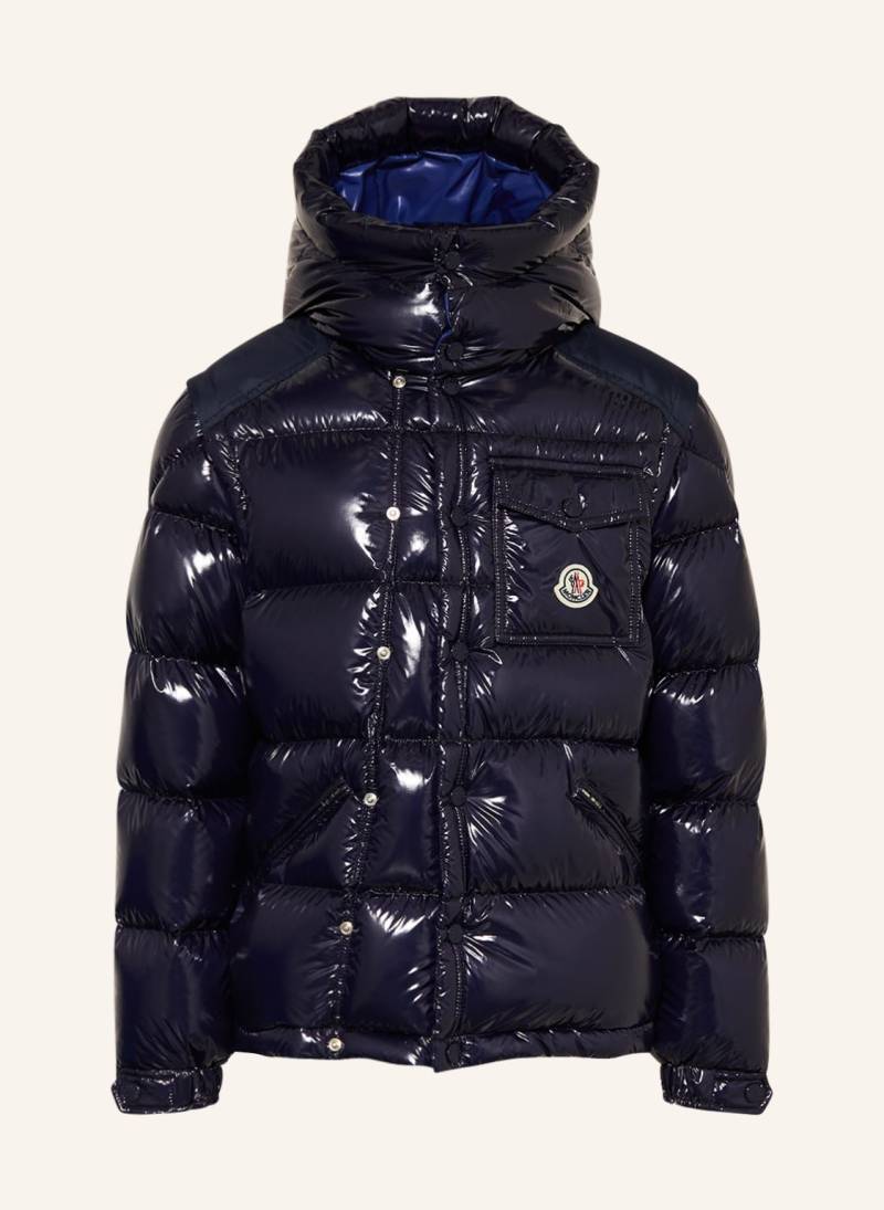 Moncler Enfant Daunenjacke Karakorum Mit Abnehmbarer Kapuze blau von MONCLER enfant