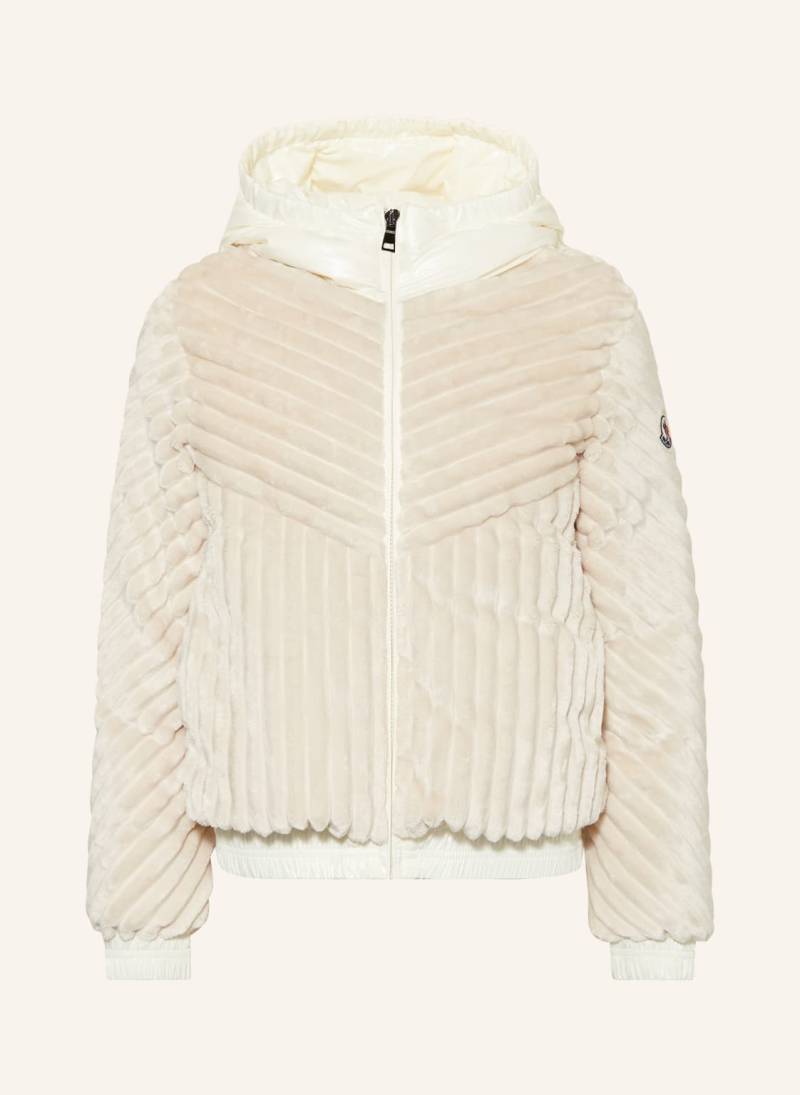 Moncler Enfant Daunenjacke Pedrix Im Materialmix beige von MONCLER enfant