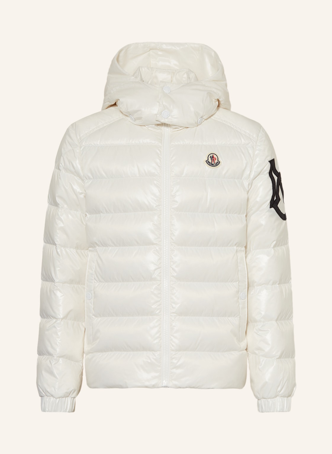 Moncler Enfant Daunenjacke Saulx Mit Abnehmbarer Kapuze weiss von MONCLER enfant