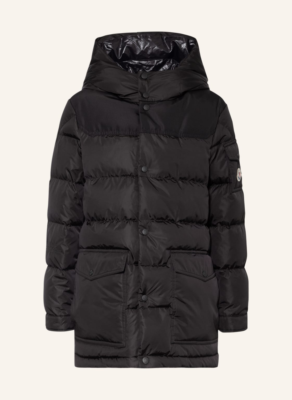 Moncler Enfant Daunenjacke schwarz von MONCLER enfant