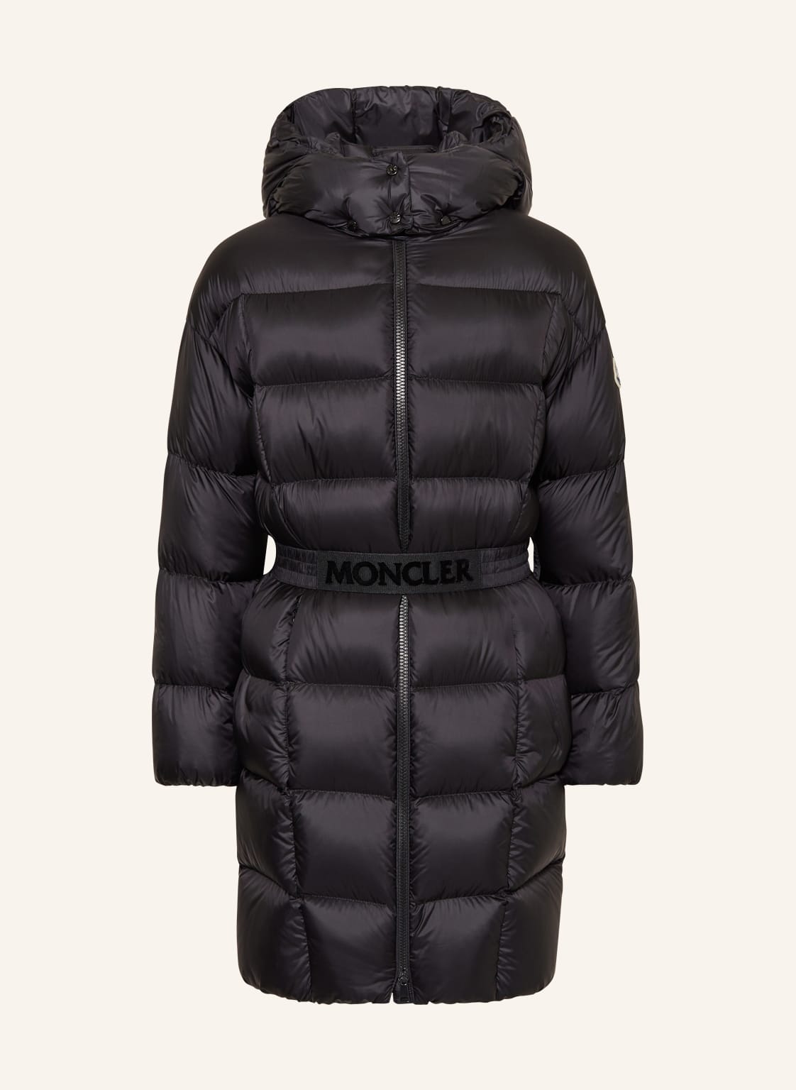 Moncler Enfant Daunenmantel Caille Mit Abnehmbarer Kapuze schwarz von MONCLER enfant