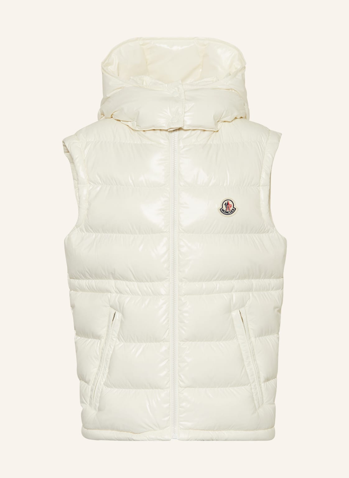 Moncler Enfant Daunenweste Ania Mit Abnehmbarer Kapuze beige von MONCLER enfant